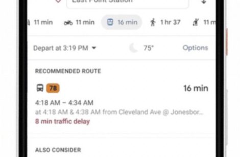 Google Maps, nouveaux services pour les transports…