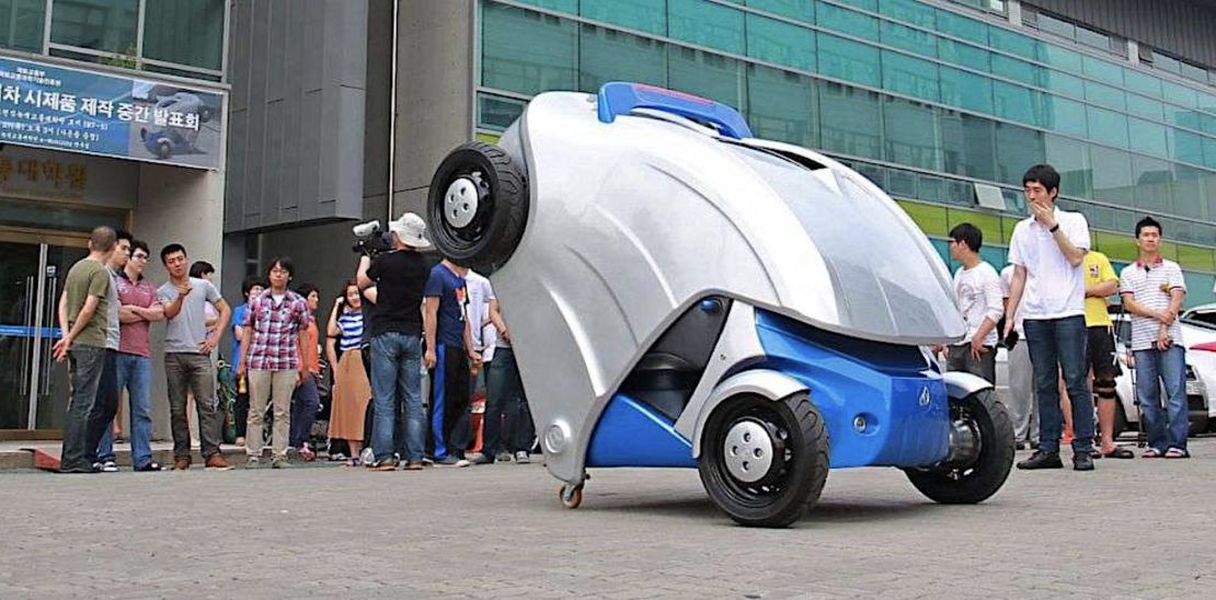 Armadillo-T, la voiture électrique repliable !