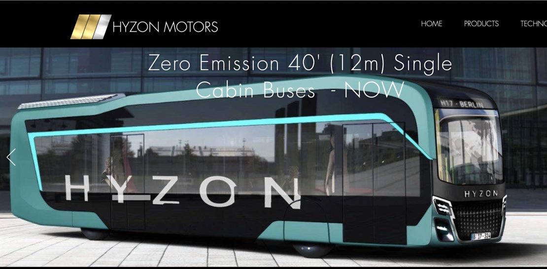 Hyzon, nouveau constructeur américain signe 1 000 bus à hydrogène