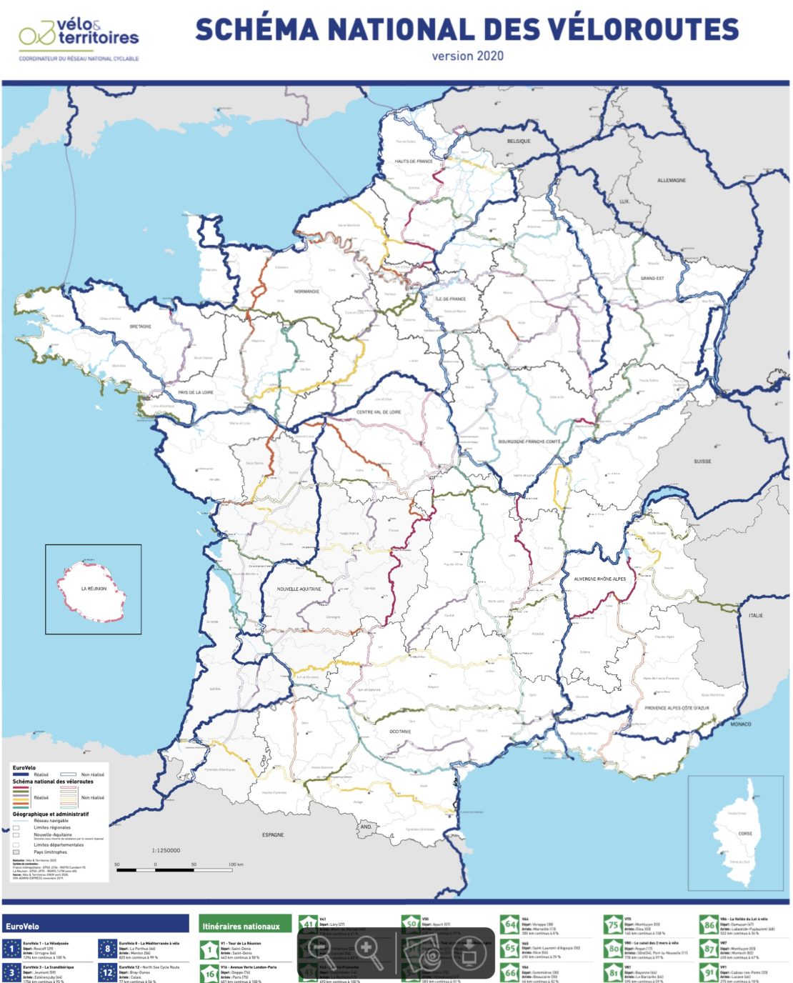 Vélo : 58 itinéraires, 10 Eurovélos et 25 408 km plus loin…