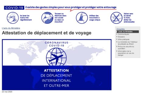 Des individus encore partiellement confinés, la France aussi !