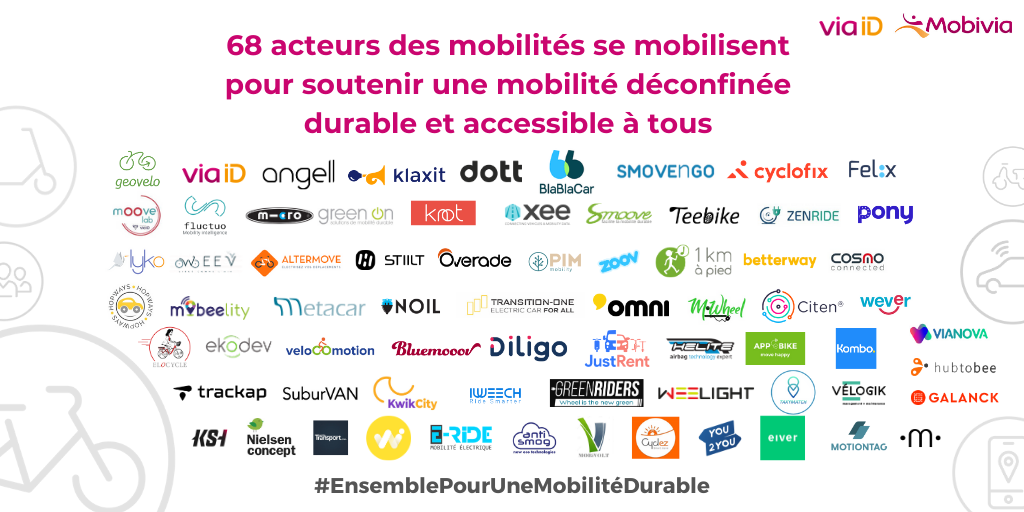 68 acteurs du secteur signent pour une mobilité durable et accessible à tous !