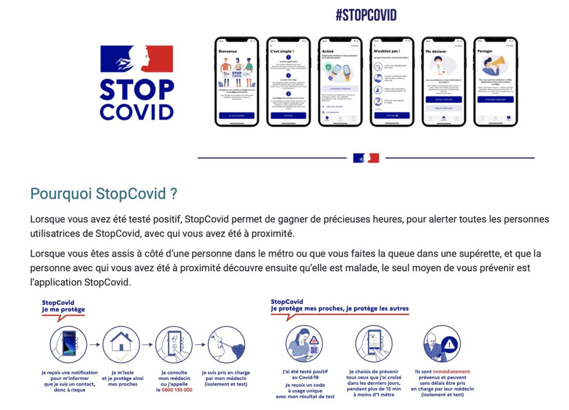 L'appli StopCovid est en ligne !