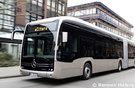 Rennes Métropole commande 92 bus électriques e-Citaro !