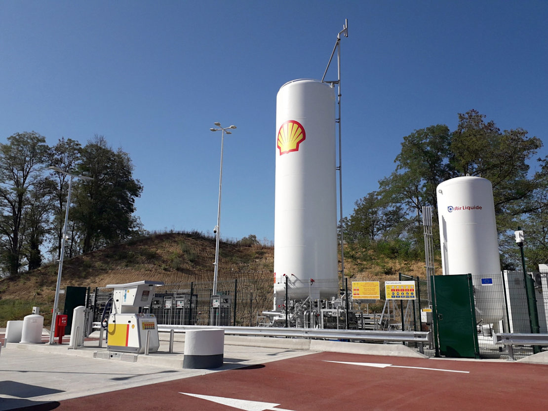 Première station GNL pour Shell France à Mionnay