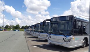 Le dernier des 101 Bus Citywide au gaz a été livré par Scania France à la RATP…