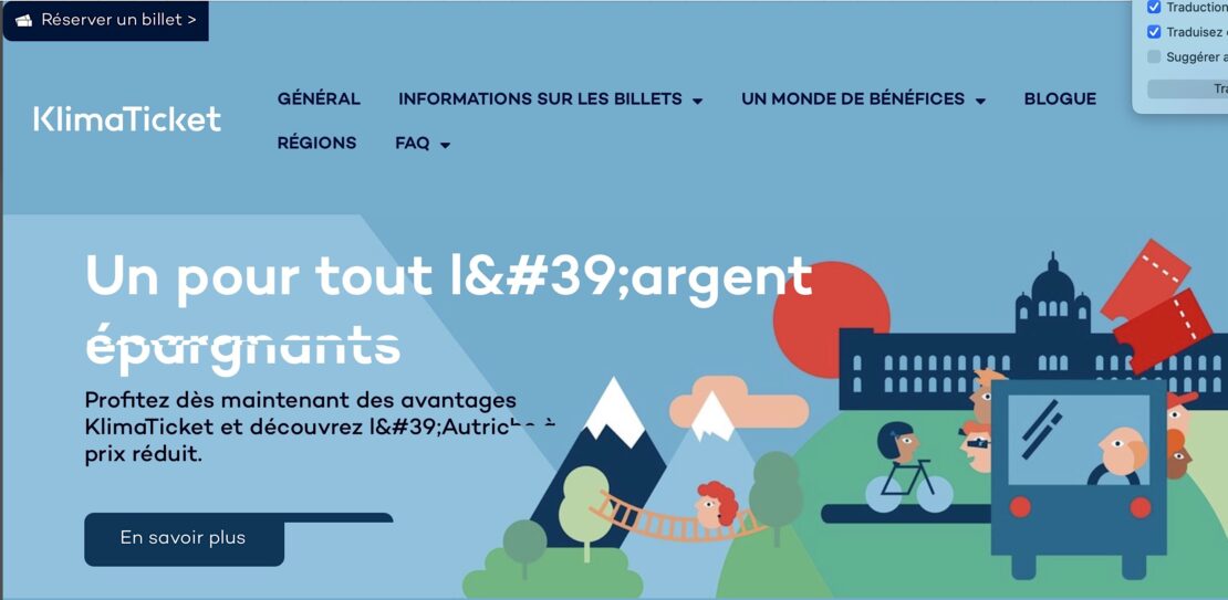En Autriche, un “ticket climat” illimité pour tous les transports en commun… c'est possible !