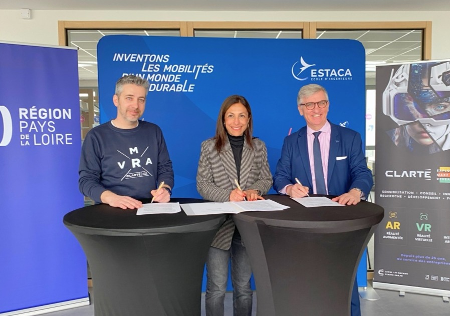 Nouvelle chaire à l&rsquo;ESTACA avec Clarté, une attention toute particulière portée sur la réalité virtuelle et les transports&nbsp;!