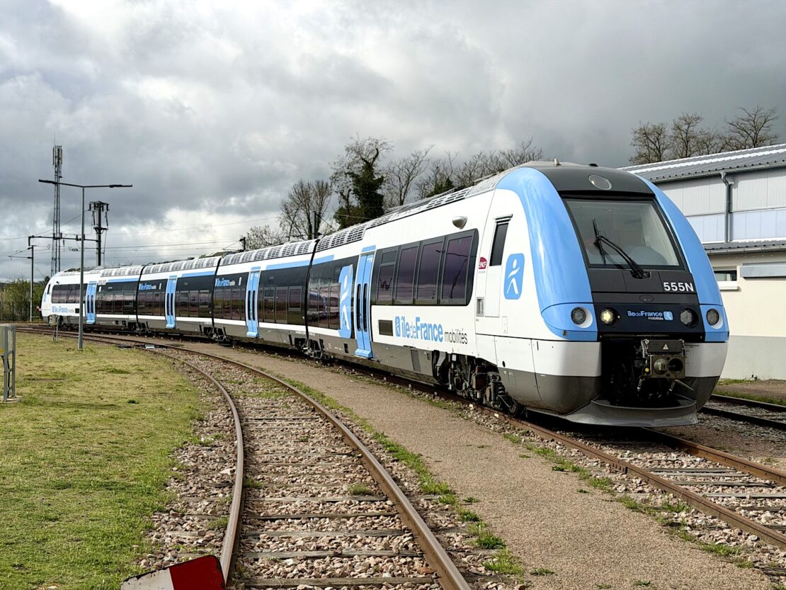 LIGNE P : LA PREMIÈRE RAME AGC INTÉGRALEMENT RÉNOVÉE CIRCULE SUR LA BRANCHE MEAUX – LA FERTÉ-MILON…