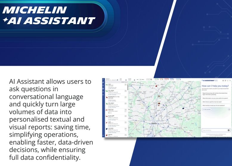 Michelin Connected Fleet intègre un assistant IA à sa plateforme MyConnectedFleet !