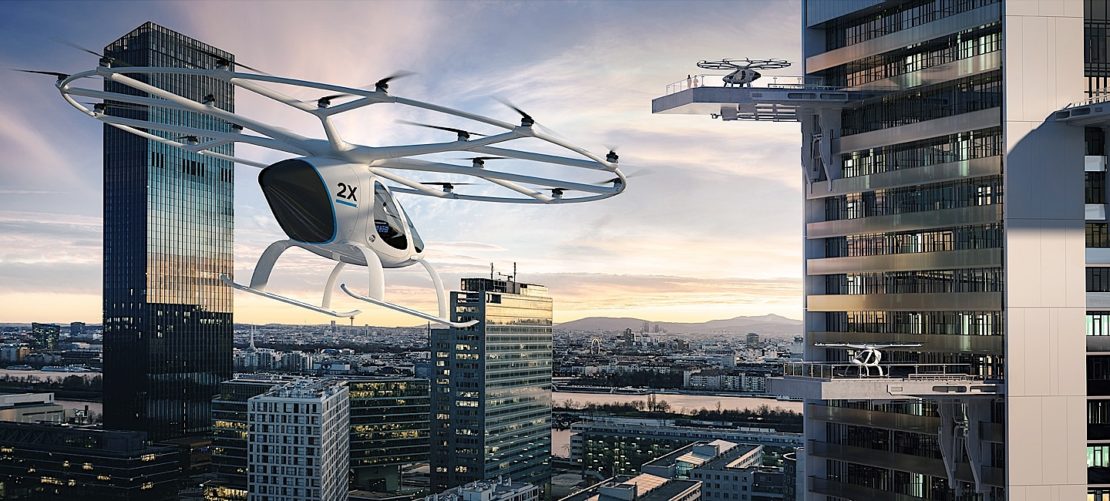 Volocopter, le taxi volant allemand !