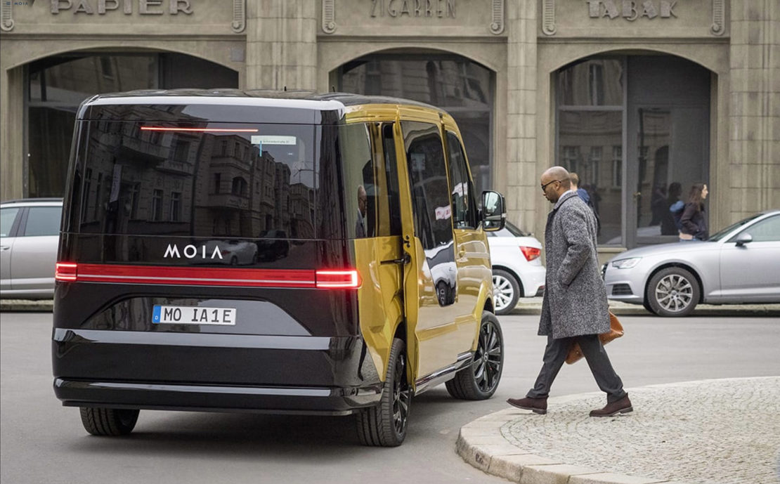 Des courses en navette électriques à Hambourg