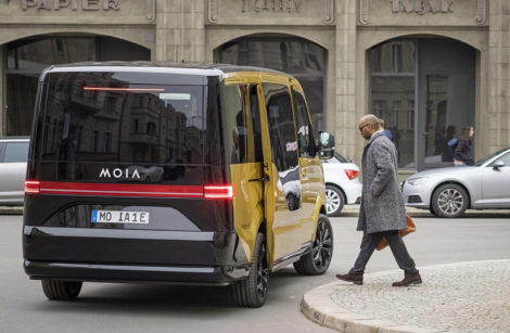 Des courses en navette électriques à Hambourg